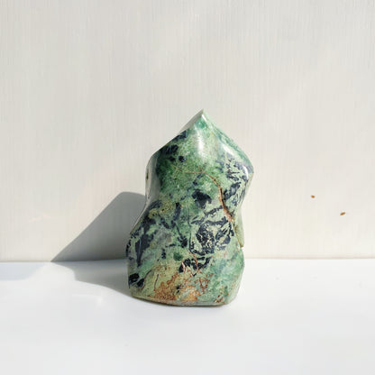 Green opal flame home decor