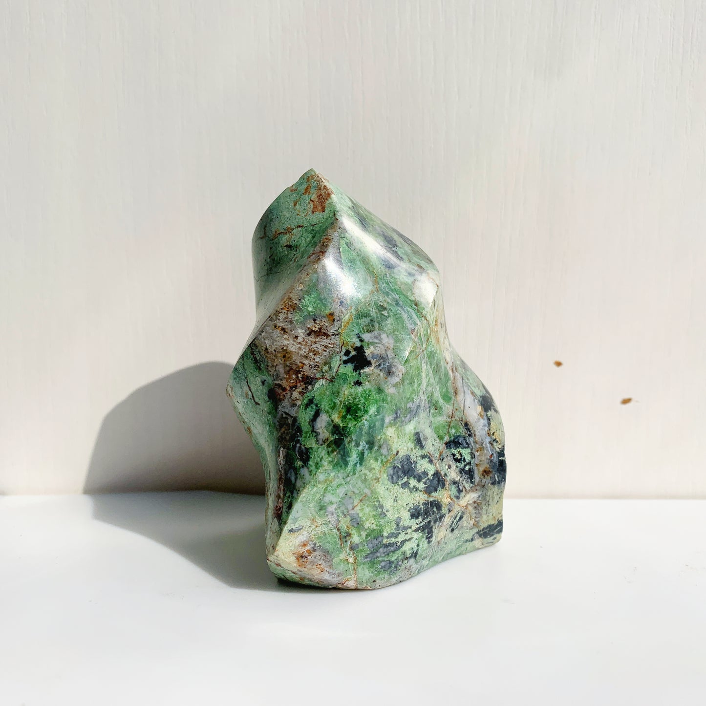 Green opal flame home decor