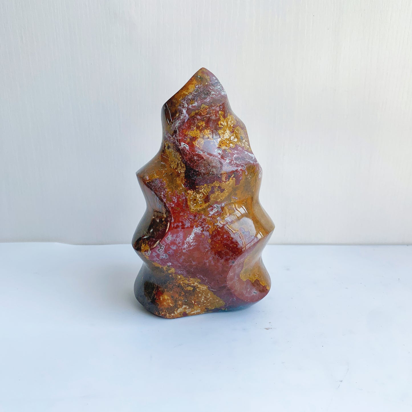 Ocean jasper crystal flame