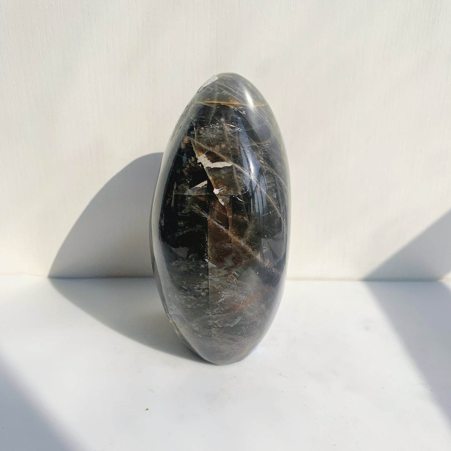 Black moonstone crystal freefrom home decor