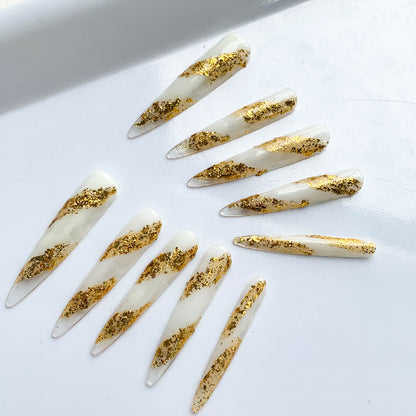 FC122 Long tip gold foil flash