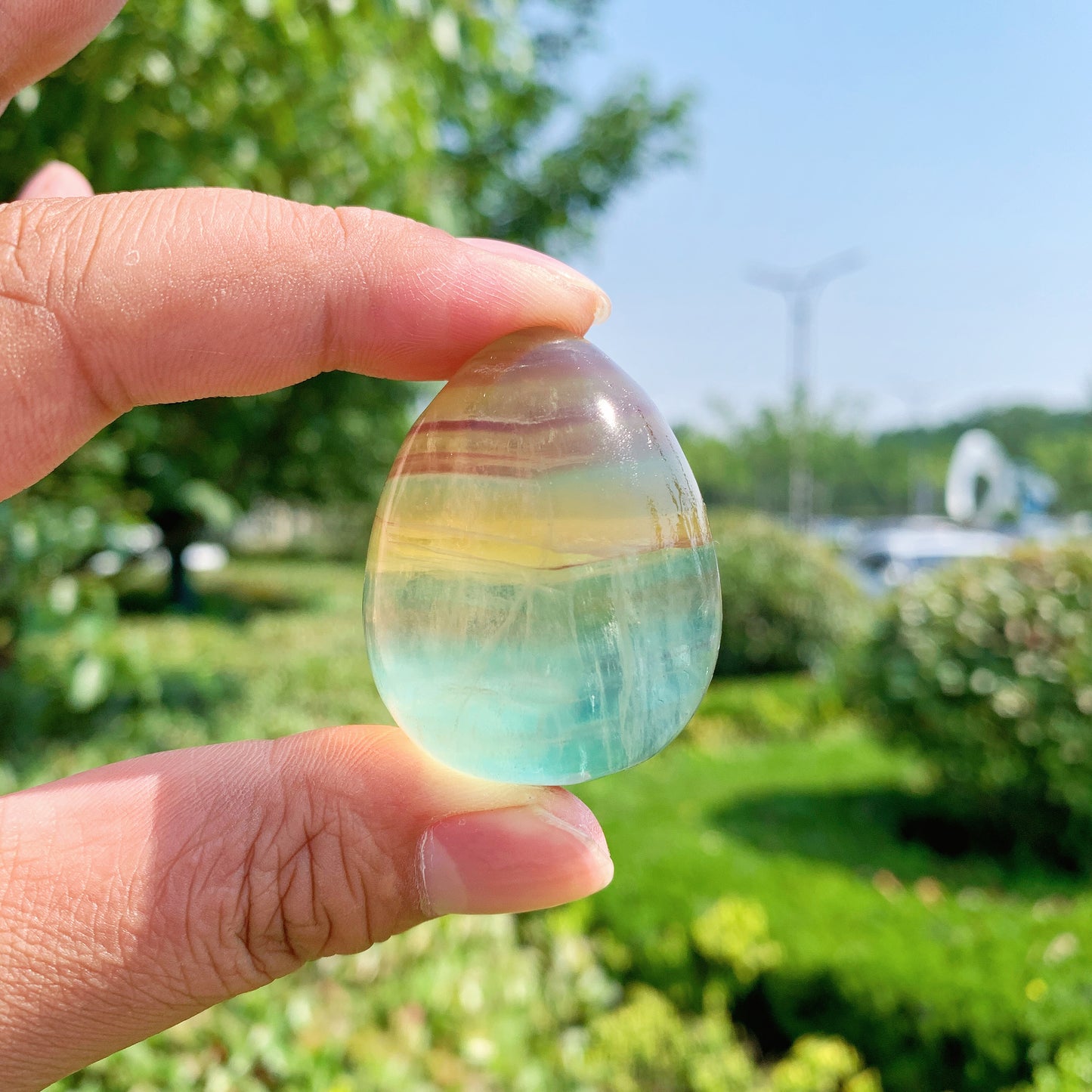 Candy fluorite egg