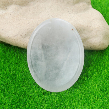 1694-45*35worrystone natural crystal agate massage thumb play stone forget worry stone cross-border supply