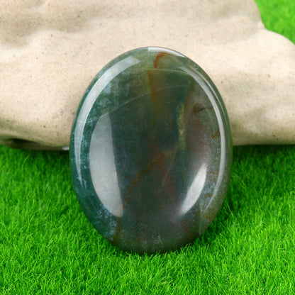 1694-45*35worrystone natural crystal agate massage thumb play stone forget worry stone cross-border supply