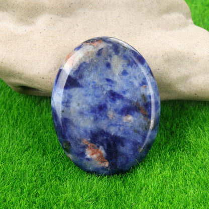 1694-45*35worrystone natural crystal agate massage thumb play stone forget worry stone cross-border supply