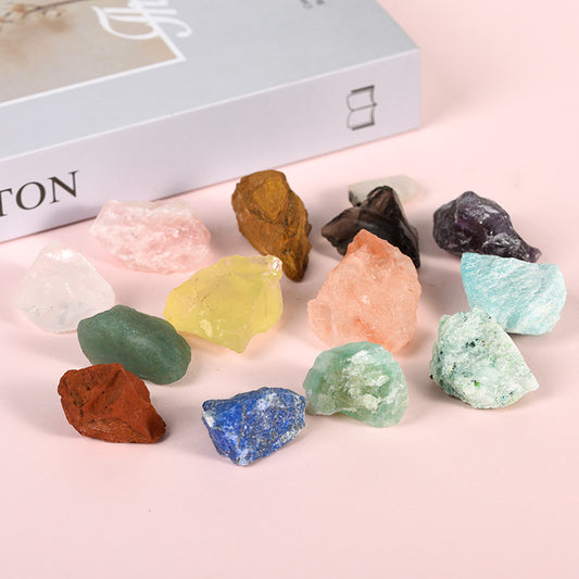 wholesale rough crystal stone aromatherapy stone diffuser stone natural powder crystal green fluorite amethyst citrine crystal stone