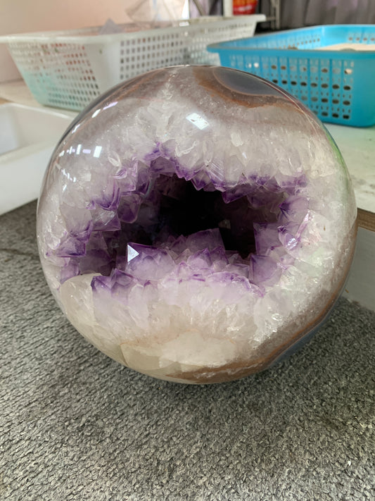 Amethyst sphere