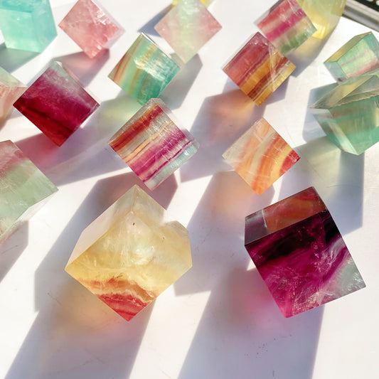 Candy Fluorite Cube