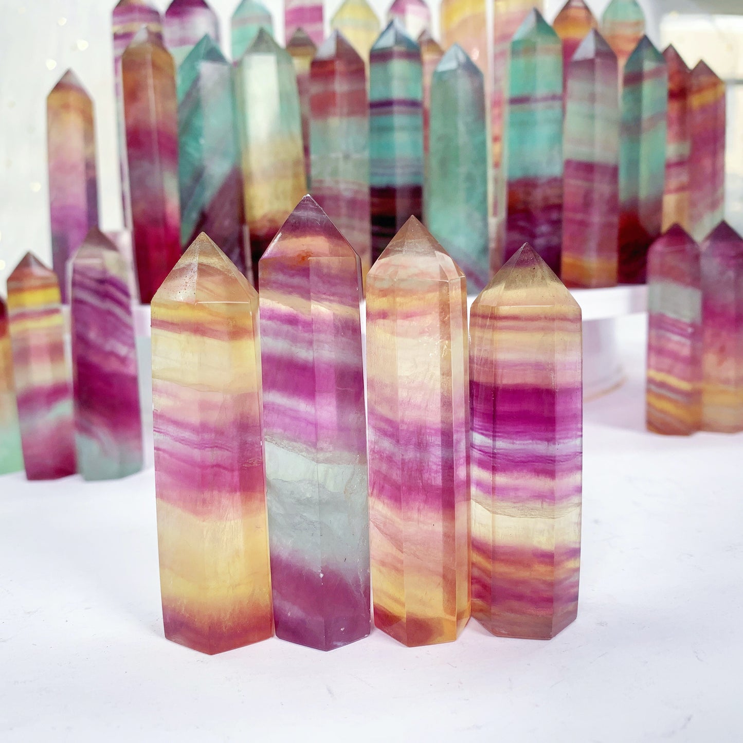 Candy fluorite tower