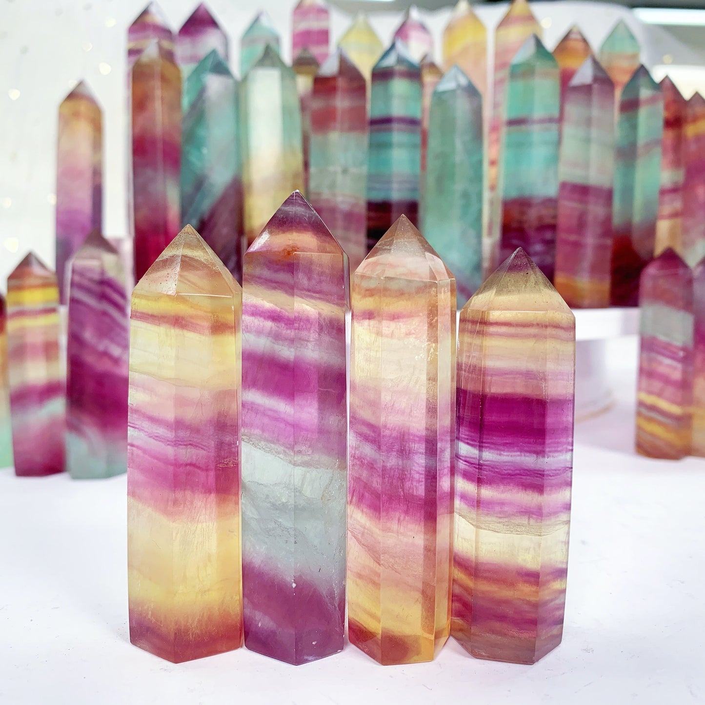 Candy fluorite tower