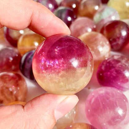 Candy Fluorite Spheres